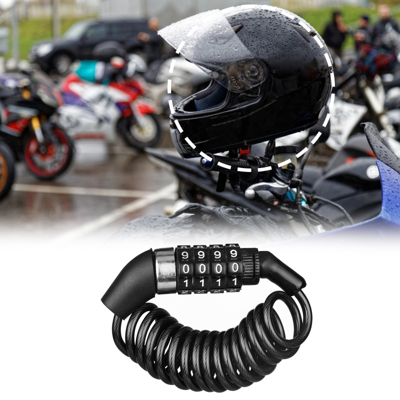 Chain Lock Combination - Kunci Rantai Anti Maling Sepeda Motor