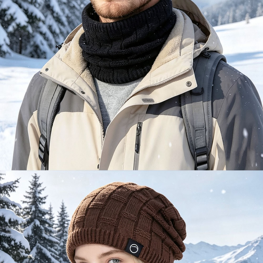 Set Topi Rajut dan Syal untuk  - Cycling Commute Essentials ulasan dan harga