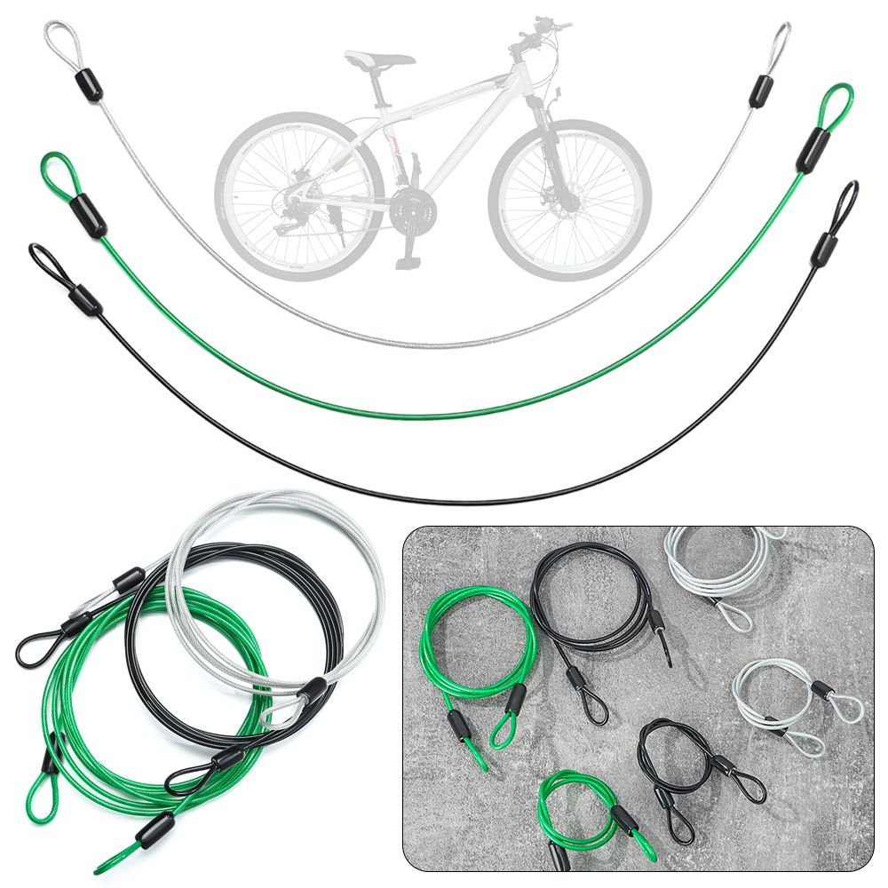 Kunci sepeda, aksesoris sepeda - Cable Lock Flexible ulasan dan harga